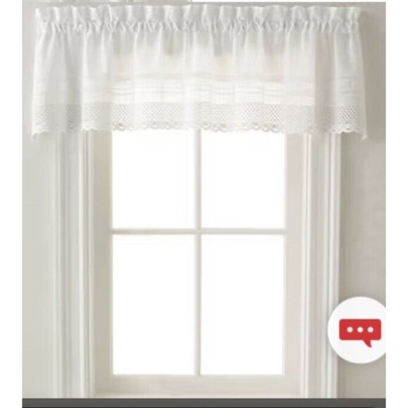 Crochet Valance, Swag and Tier Pair Curtain Collection - Picture 1 of 9